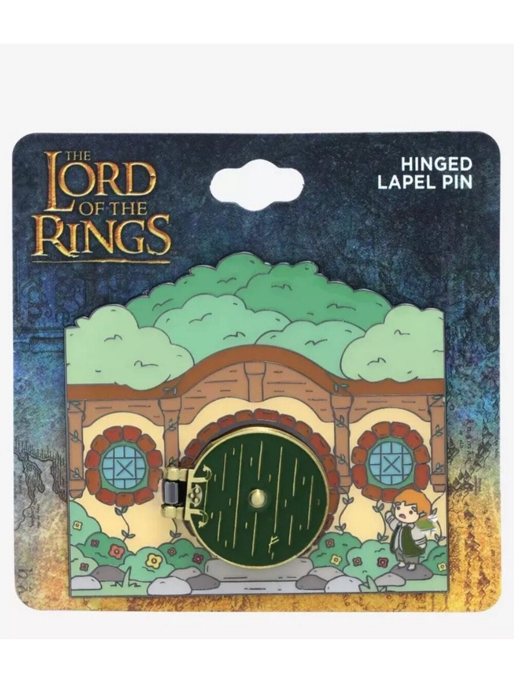 The Lord of the Rings Bag End Door Enamel Pin